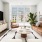 a living room with a tv and couches
