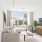 a living room with a large window